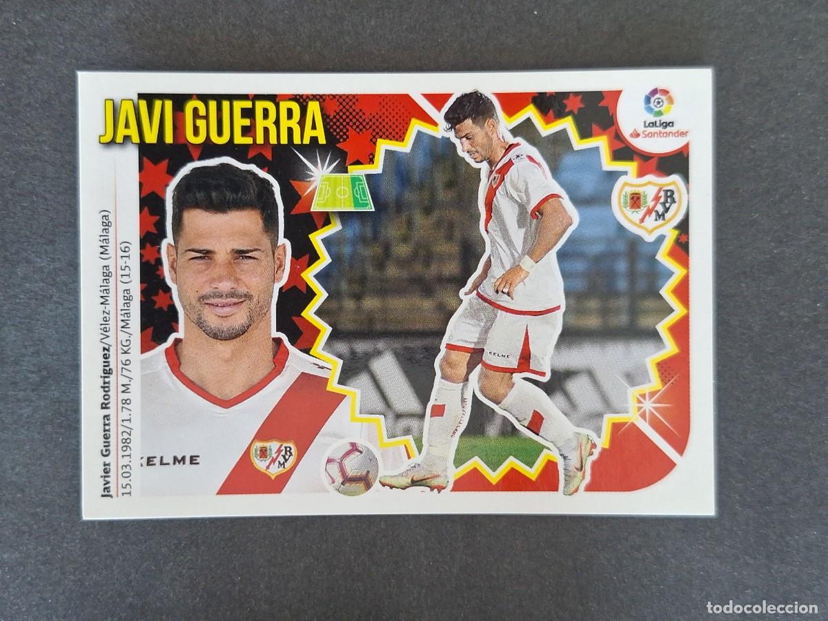 Cromos de f&uacute;tbol: L1 JAVI GUERRA RAYO VALLECANO LIGA ESTE 2018 2019 18 19 NUNCA PEGADO SIN PEGAR