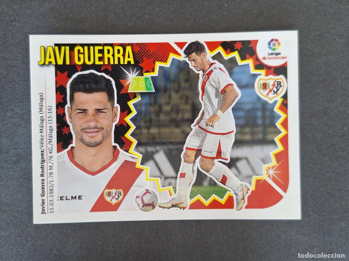 Cromos de f&uacute;tbol: L1 JAVI GUERRA RAYO VALLECANO LIGA ESTE 2018 2019 18 19 NUNCA PEGADO SIN PEGAR