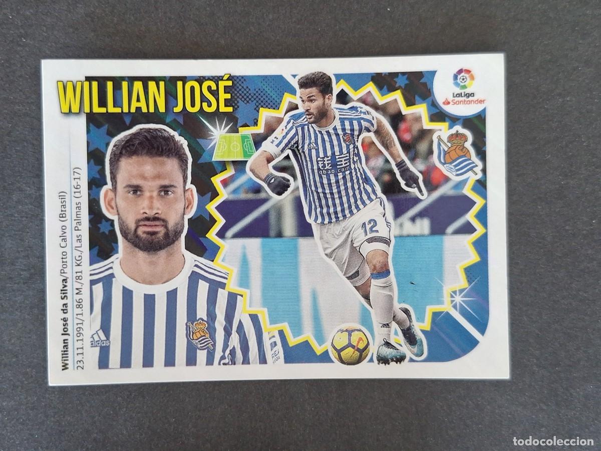 Cromos de f&uacute;tbol: L1 WILLIAN JOSE REAL SOCIEDAD LIGA ESTE 2018 2019 18 19 NUNCA PEGADO SIN PEGAR