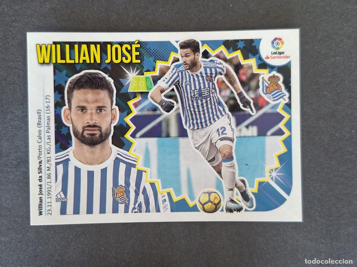 Cromos de f&uacute;tbol: L1 WILLIAN JOSE REAL SOCIEDAD LIGA ESTE 2018 2019 18 19 NUNCA PEGADO SIN PEGAR