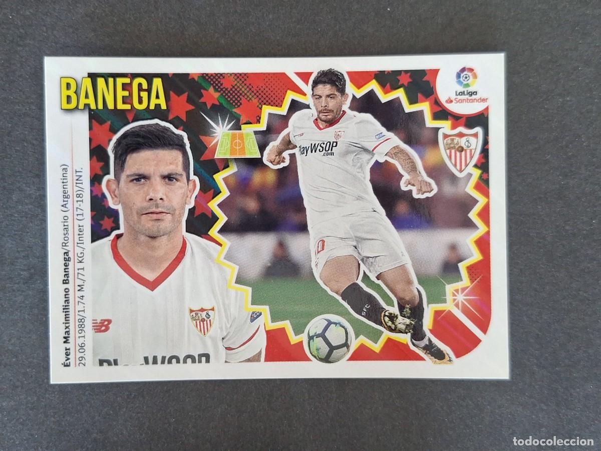 Cromos de f&uacute;tbol: L1 BANEGA SEVILLA F. C. LIGA ESTE 2018 2019 18 19 NUNCA PEGADO SIN PEGAR