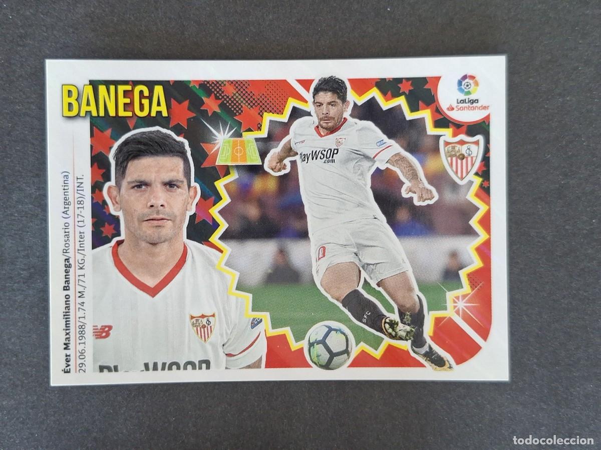 Cromos de f&uacute;tbol: L1 BANEGA SEVILLA F. C. LIGA ESTE 2018 2019 18 19 NUNCA PEGADO SIN PEGAR