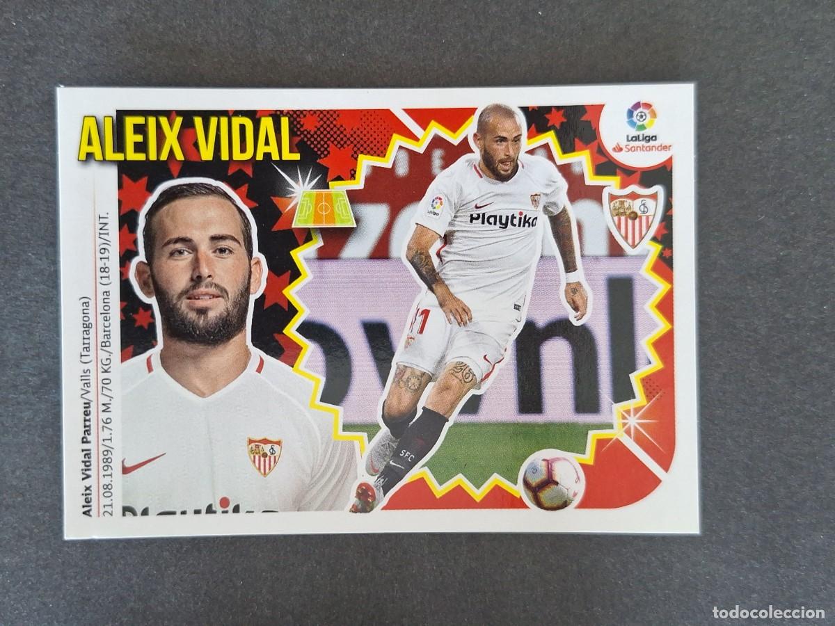 Cromos de f&uacute;tbol: L1 ALEIX VIDAL SEVILLA F. C. LIGA ESTE 2018 2019 18 19 NUNCA PEGADO SIN PEGAR