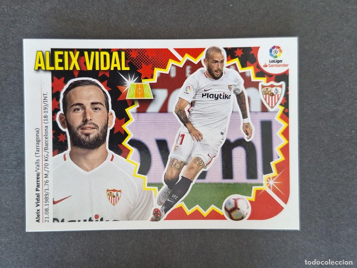 Figurine di Calcio: L1 ALEIX VIDAL SEVILLA F. C. LIGA ESTE 2018 2019 18 19 NUNCA PEGADO SIN PEGAR