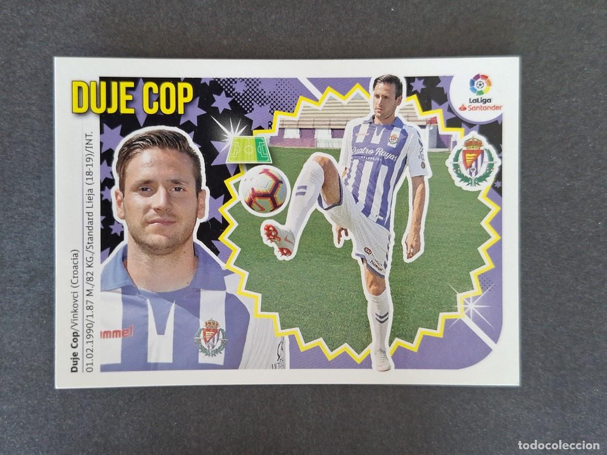 Figurine di Calcio: L1 DUJE COP REAL VALLADOLID LIGA ESTE 2018 2019 18 19 NUNCA PEGADO SIN PEGAR