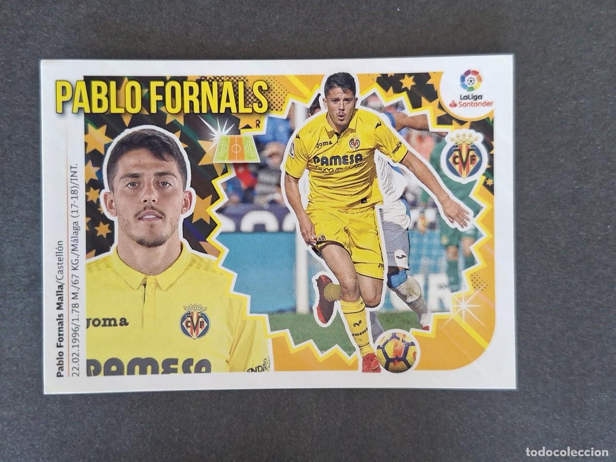 Figurine di Calcio: L1 PABLO FORLNALS VILLARREAL C. F. LIGA ESTE 2018 2019 18 19 NUNCA PEGADO SIN PEGAR