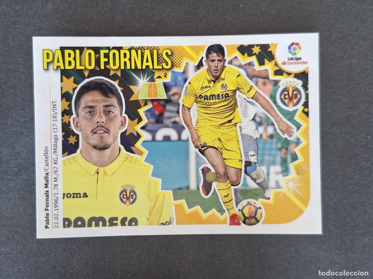 Figurine di Calcio: L1 PABLO FORLNALS VILLARREAL C. F. LIGA ESTE 2018 2019 18 19 NUNCA PEGADO SIN PEGAR