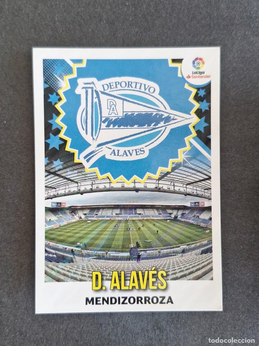 Figurine di Calcio: L1 ESCUDO DEPORTIVO ALAVES LIGA ESTE 2018 2019 18 19 NUNCA PEGADO SIN PEGAR