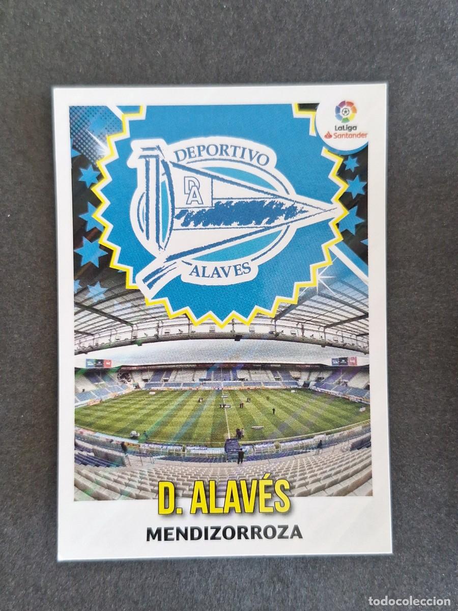 Figurine di Calcio: L1 ESCUDO DEPORTIVO ALAVES LIGA ESTE 2018 2019 18 19 NUNCA PEGADO SIN PEGAR