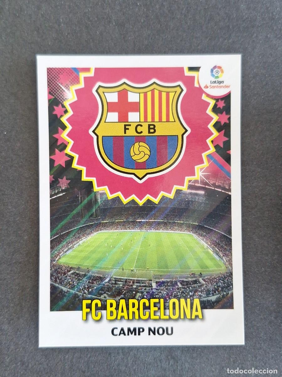 Figurine di Calcio: L1 ESCUDO F. C. BARCELONA LIGA ESTE 2018 2019 18 19 NUNCA PEGADO SIN PEGAR