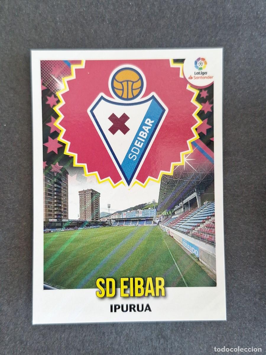 Cromos de f&uacute;tbol: L1 ESCUDO S. D. EIBAR LIGA ESTE 2018 2019 18 19 NUNCA PEGADO SIN PEGAR