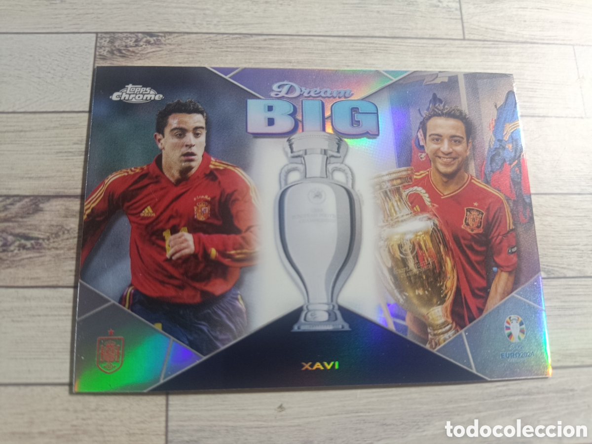 Cromos de f&uacute;tbol: DB-6 DREAM BIG XAVI HERNANDEZ TOPPS CHROME ESPA&Ntilde;A UEFA EURO 2024 ALEMANIA GERMANY 24