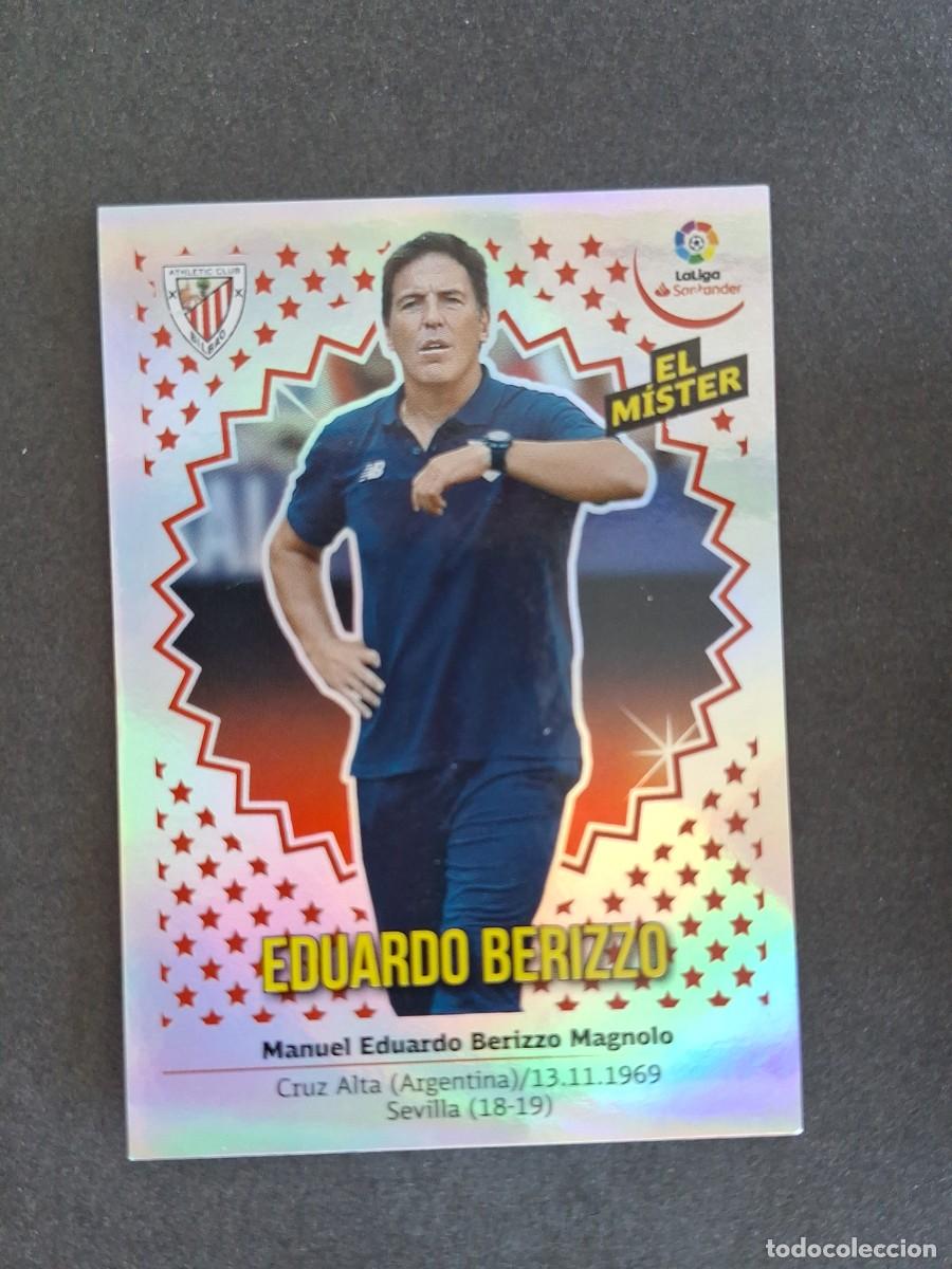 Cromos de f&uacute;tbol: L1 ENTRENADOR EDUARDO BERIZZO ATHLETIC DE BILBAO LIGA ESTE 2018 2019 18 19 NUNCA PEGADO SIN PEGAR