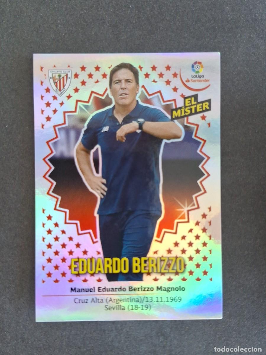 Cromos de f&uacute;tbol: L1 ENTRENADOR EDUARDO BERIZZO ATHLETIC DE BILBAO LIGA ESTE 2018 2019 18 19 NUNCA PEGADO SIN PEGAR