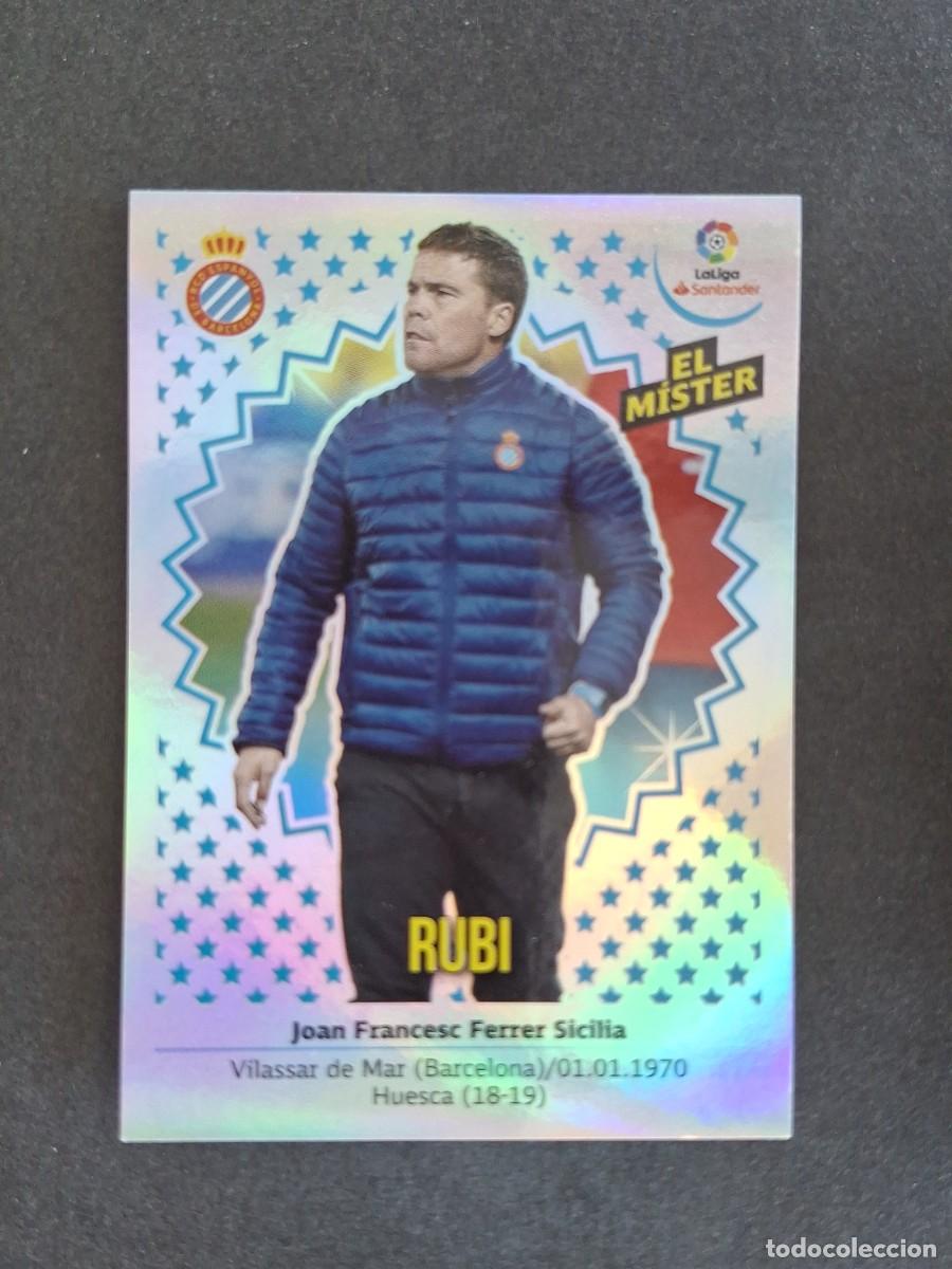Cromos de f&uacute;tbol: L1 ENTRENADOR RUBI R. C. D. ESPA&Ntilde;OL LIGA ESTE 2018 2019 18 19 NUNCA PEGADO SIN PEGAR