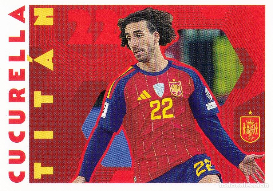 Cromos de f&uacute;tbol: SELECCI&Oacute;N DE ESPA&Ntilde;A 2026 CARREFOUR N&ordm; 67 CUCURELLA (M-18)