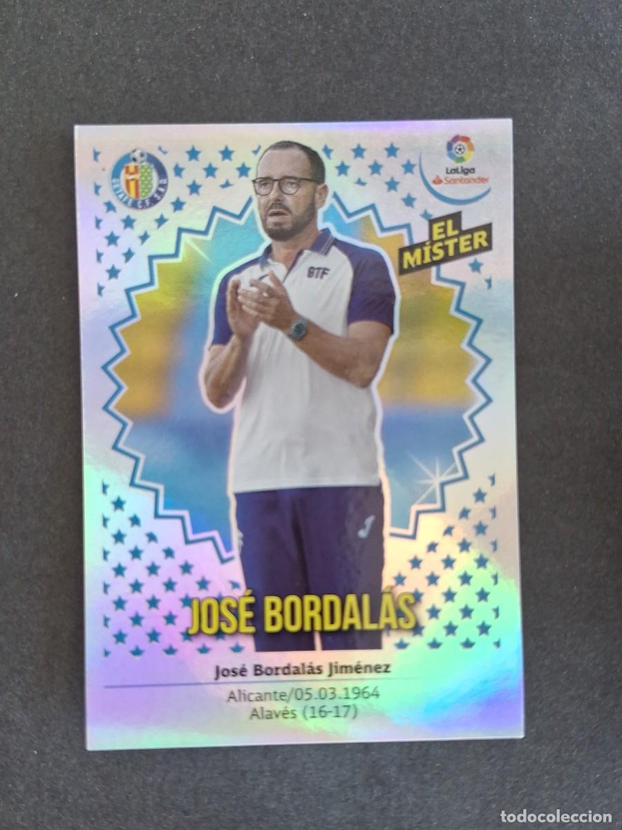 Cromos de f&uacute;tbol: L1 ENTRENADOR JOSE BORDALAS GETAFE C. F. LIGA ESTE 2018 2019 18 19 NUNCA PEGADO SIN PEGAR