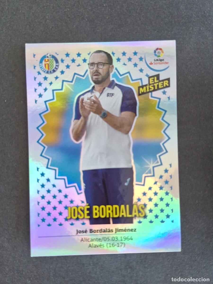 Cromos de f&uacute;tbol: L1 ENTRENADOR JOSE BORDALAS GETAFE C. F. LIGA ESTE 2018 2019 18 19 NUNCA PEGADO SIN PEGAR