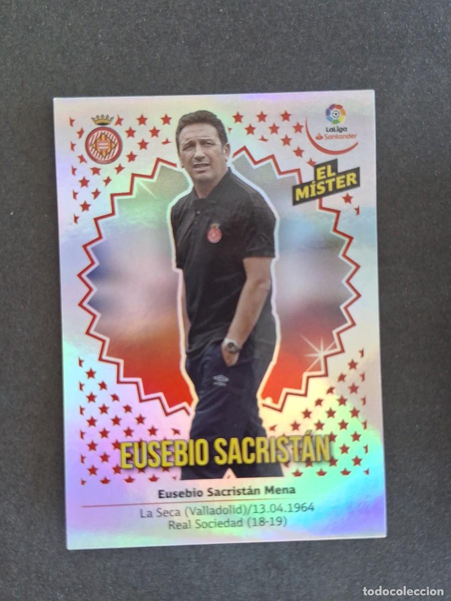 Cromos de f&uacute;tbol: L1 ENTRENADOR EUSEBIO SACRISTAN GIRONA F. C. LIGA ESTE 2018 2019 18 19 NUNCA PEGADO SIN PEGAR