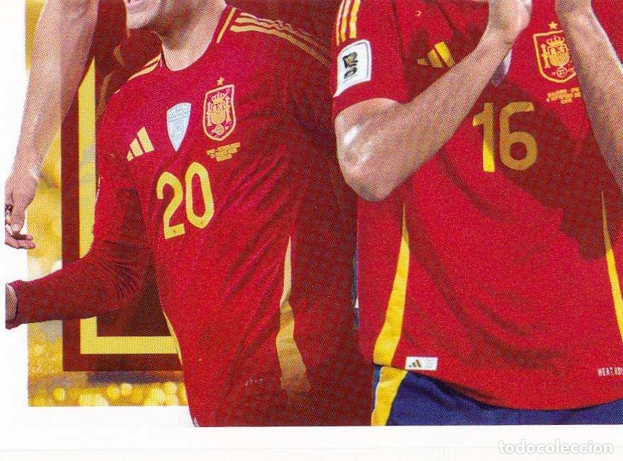 Cromos de f&uacute;tbol: SELECCI&Oacute;N DE ESPA&Ntilde;A 2026 CARREFOUR N&ordm; 63 PARTE 3/4 (M-18)