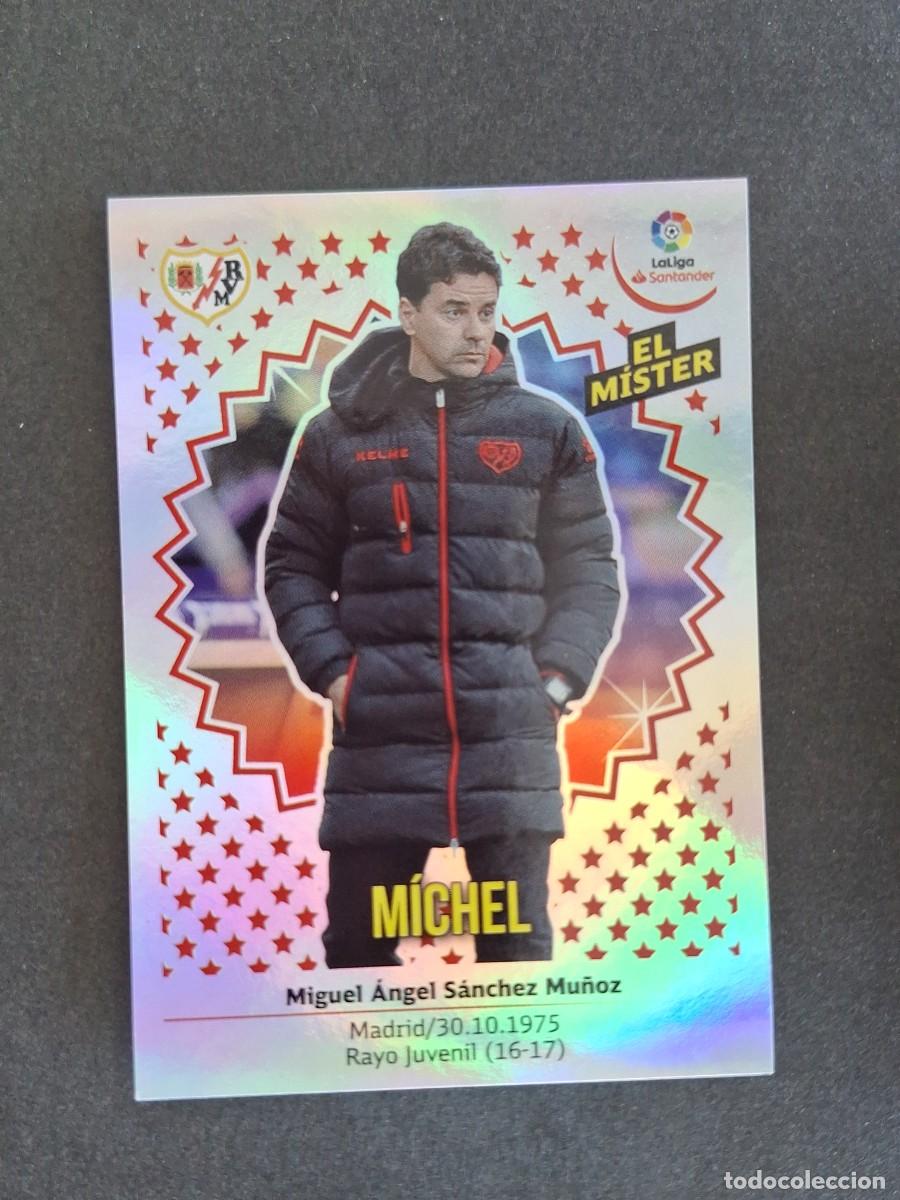 Cromos de f&uacute;tbol: L1 ENTRENADOR MICHEL RAYO VALLECANO LIGA ESTE 2018 2019 18 19 NUNCA PEGADO SIN PEGAR
