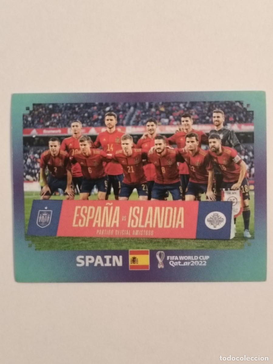 Cromos de f&uacute;tbol: #ESP 1 EQUIPO (ESPA&Ntilde;A) MUNDIAL QATAR 2022 PANINI