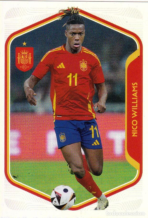 Cromos de f&uacute;tbol: SELECCI&Oacute;N DE ESPA&Ntilde;A 2026 CARREFOUR N&ordm; 60 NICO WILLIAMS (M-18)