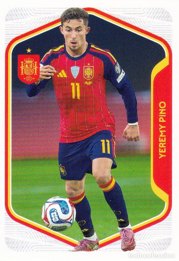Cromos de f&uacute;tbol: SELECCI&Oacute;N DE ESPA&Ntilde;A 2026 CARREFOUR N&ordm; 58 YEREMY PINO (M-18)