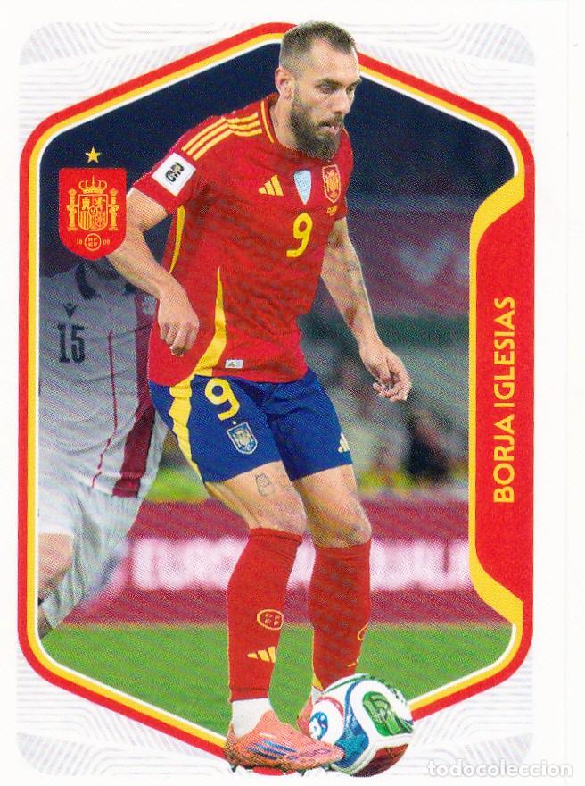Cromos de f&uacute;tbol: SELECCI&Oacute;N DE ESPA&Ntilde;A 2026 CARREFOUR N&ordm; 56 BORJA IGLESIAS (M-18)