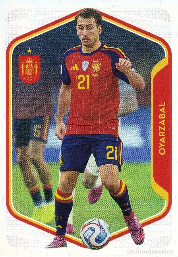 Cromos de f&uacute;tbol: SELECCI&Oacute;N DE ESPA&Ntilde;A 2026 CARREFOUR N&ordm; 52 OYARZABAL (M-18)