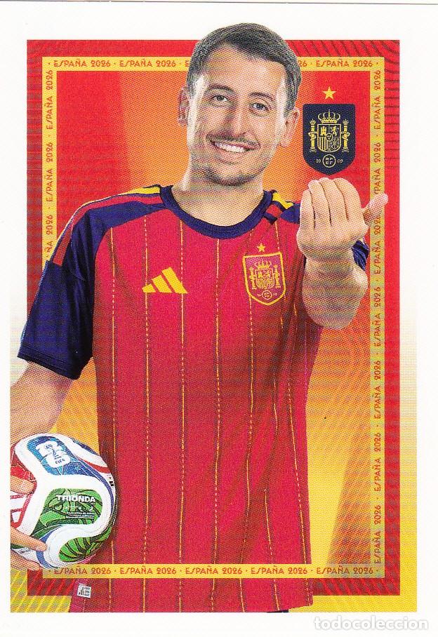 Cromos de f&uacute;tbol: SELECCI&Oacute;N DE ESPA&Ntilde;A 2026 CARREFOUR N&ordm; 51 OYARZABAL (M-18)