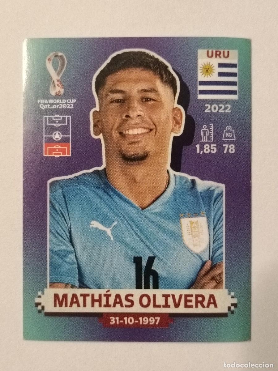 Cromos de f&uacute;tbol: #URU 9 MATHIAS OLIVERA (URUGUAY) MUNDIAL QATAR 2022 PANINI