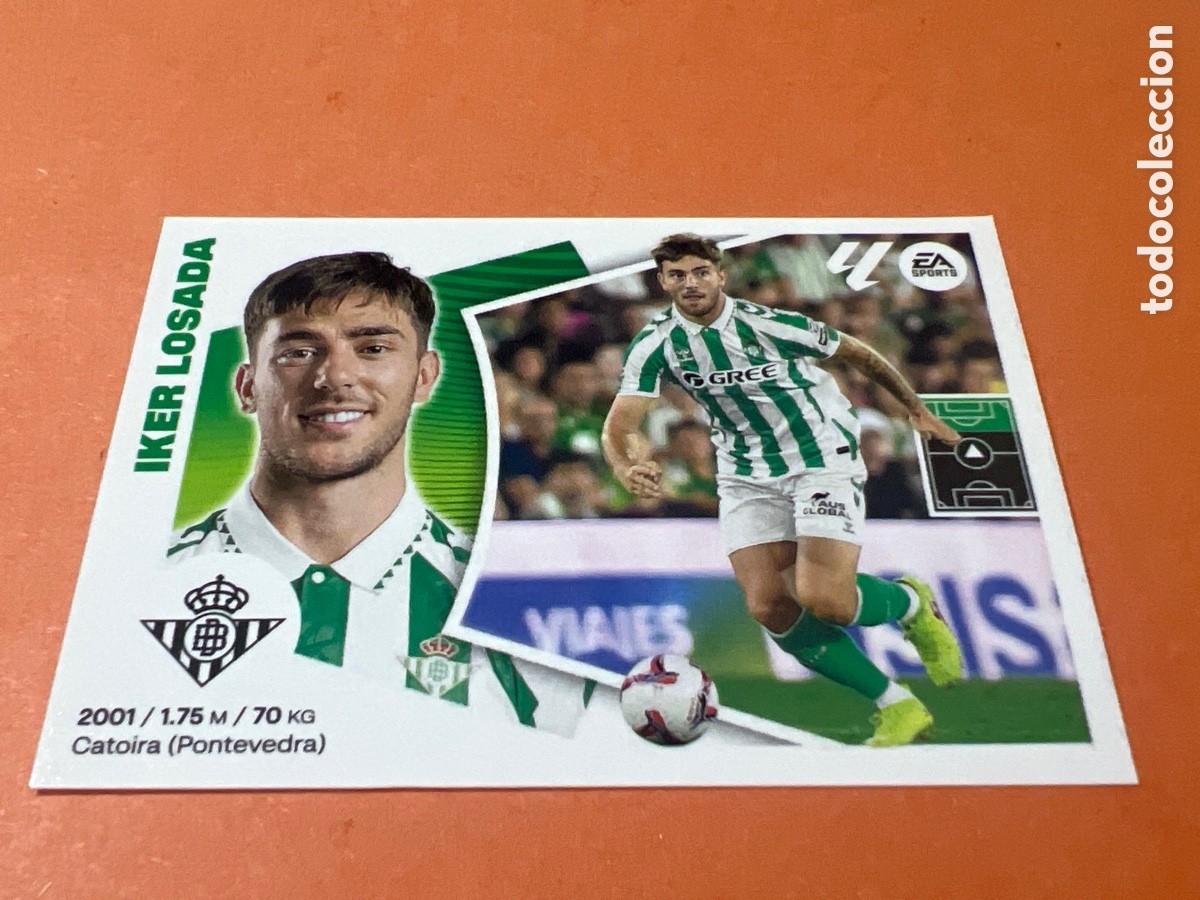 Cromos de f&uacute;tbol: A909. Liga este Betis 17 IKER LOSADA 2024-25 24 25