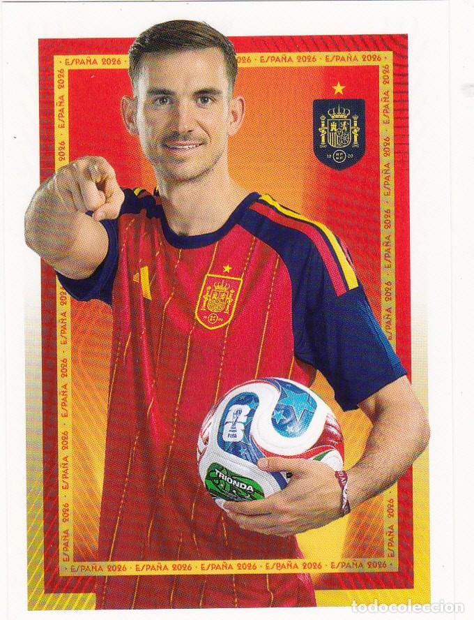 Cromos de f&uacute;tbol: SELECCI&Oacute;N DE ESPA&Ntilde;A 2026 CARREFOUR N&ordm; 35 FABI&Aacute;N RUIZ (M-18)