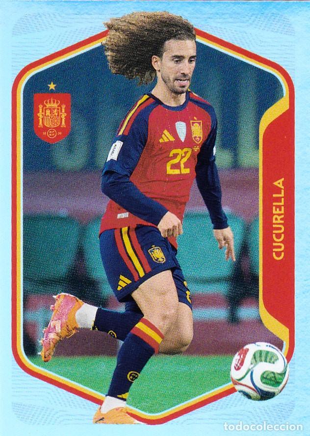 Cromos de f&uacute;tbol: SELECCI&Oacute;N DE ESPA&Ntilde;A 2026 CARREFOUR N&ordm; 28 CUCURELLA (M-18)
