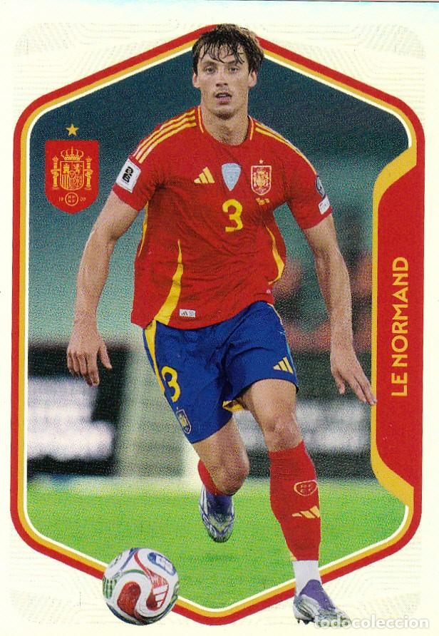 Cromos de f&uacute;tbol: SELECCI&Oacute;N DE ESPA&Ntilde;A 2026 CARREFOUR N&ordm; 22 LE NORMAND (M-18)