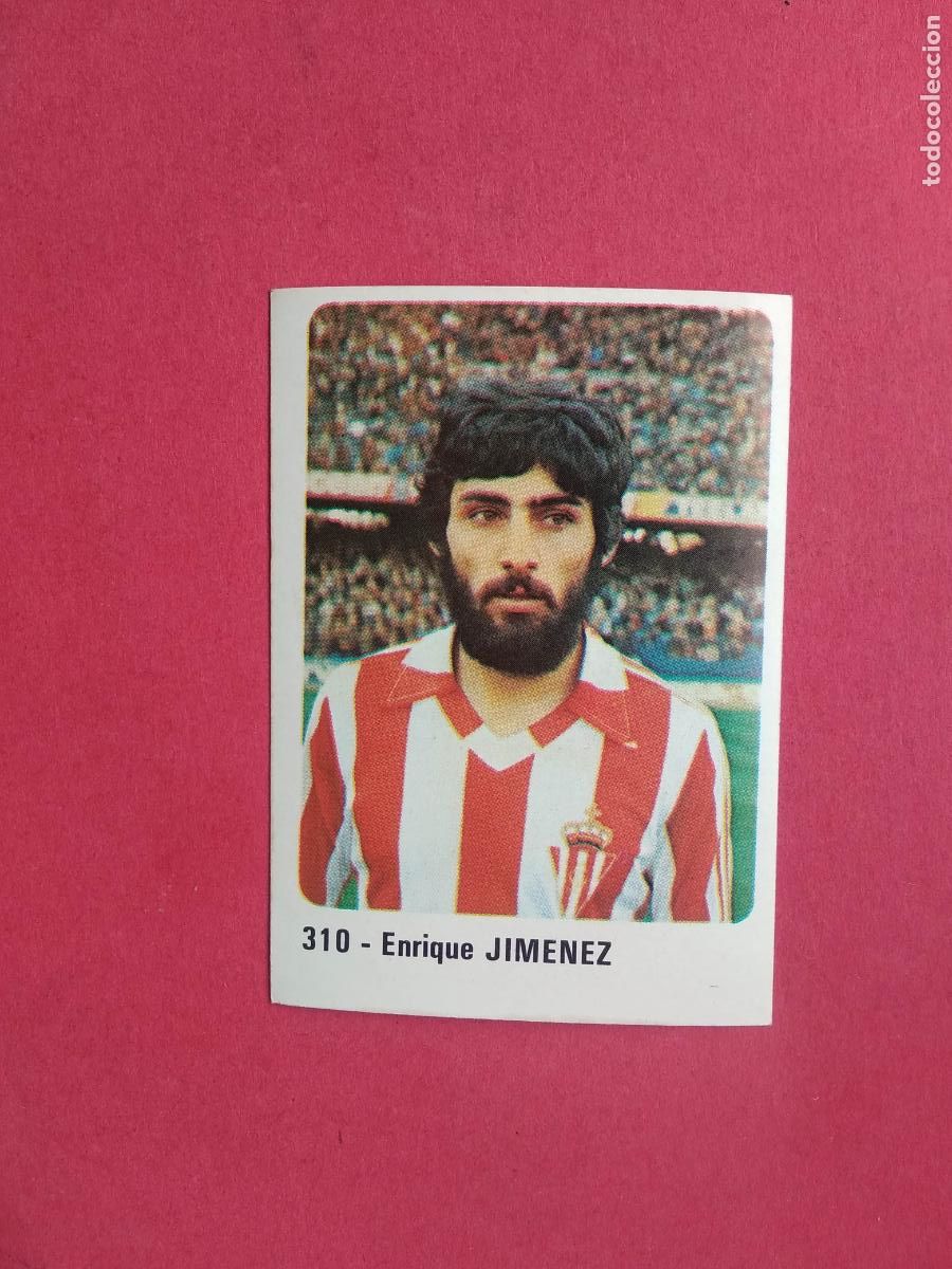 Cromos de f&uacute;tbol: EDITORIAL CROMO CROM PANINI LIGA 80 81 1980 1981 DESPEGADO SPORTING DE GIJON N&ordm; 310 JIMENEZ
