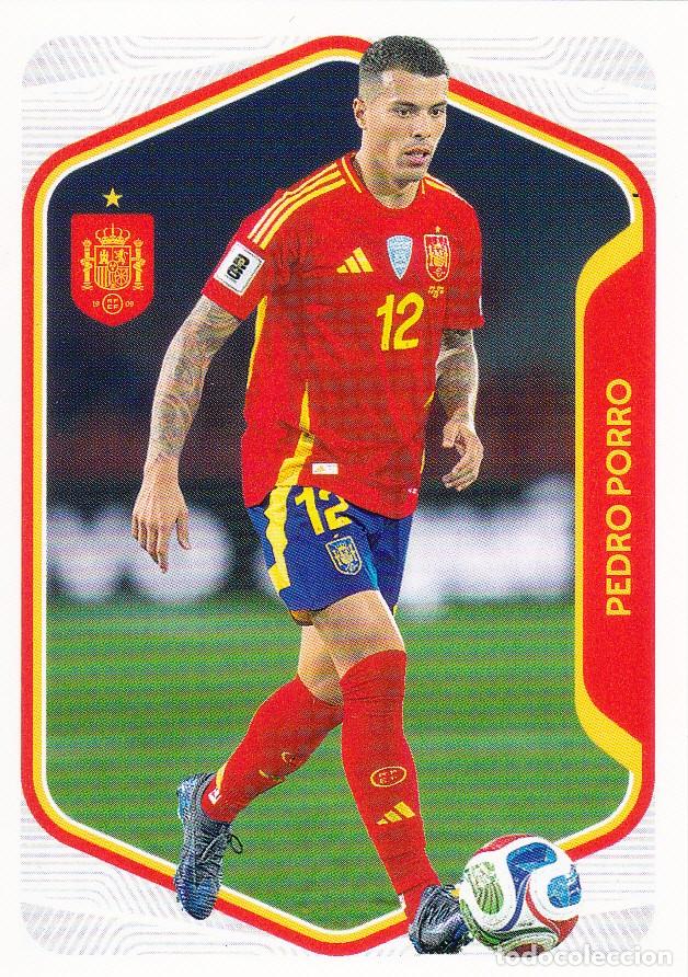 Cromos de f&uacute;tbol: SELECCI&Oacute;N DE ESPA&Ntilde;A 2026 CARREFOUR N&ordm; 14 PEDRO PORRO (M-18)