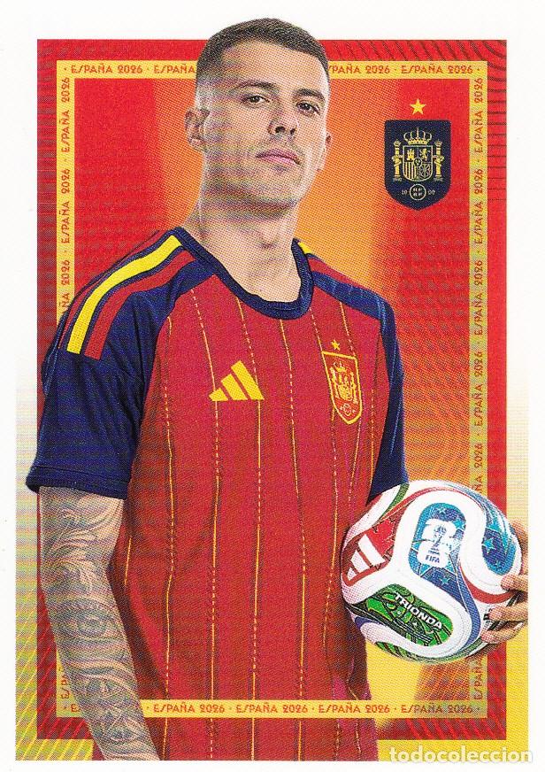 Cromos de f&uacute;tbol: SELECCI&Oacute;N DE ESPA&Ntilde;A 2026 CARREFOUR N&ordm; 13 PEDRO PORRO (M-18)
