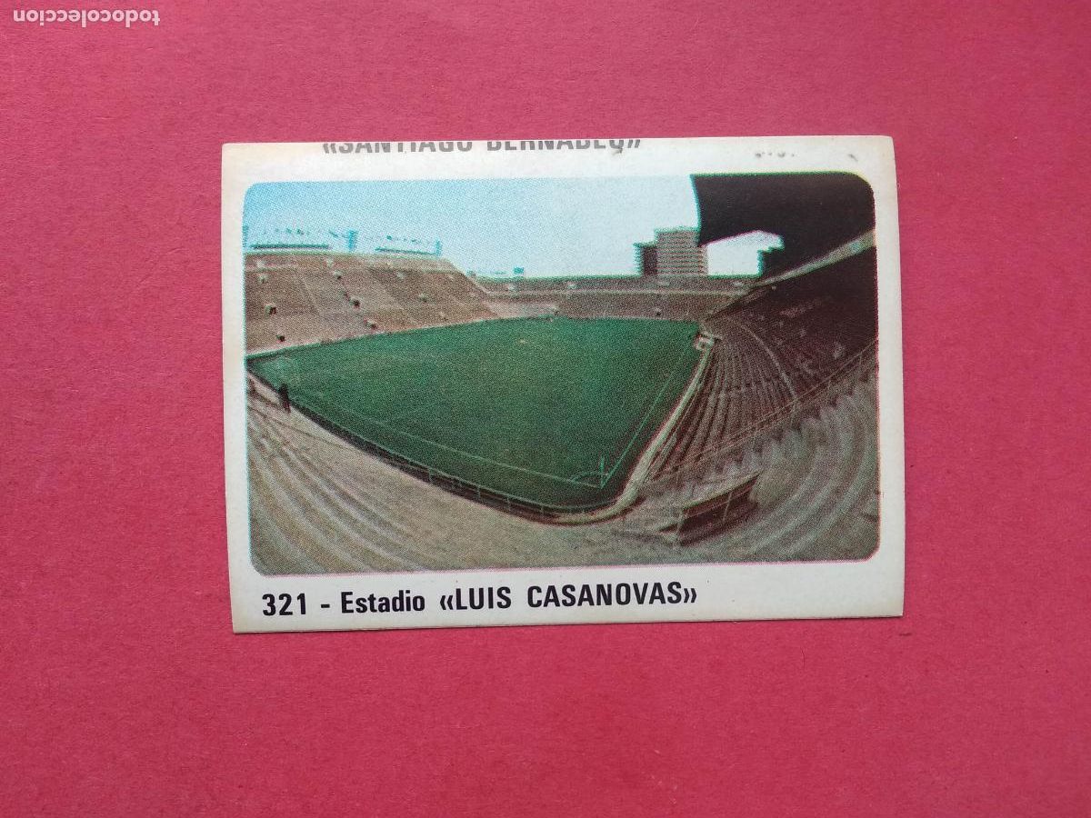 Cromos de f&uacute;tbol: EDITORIAL CROMO CROM PANINI LIGA 80 81 1980 1981 DESPEGADO VALENCIA N&ordm; 321 ESTADIO LUIS CASANOVAS
