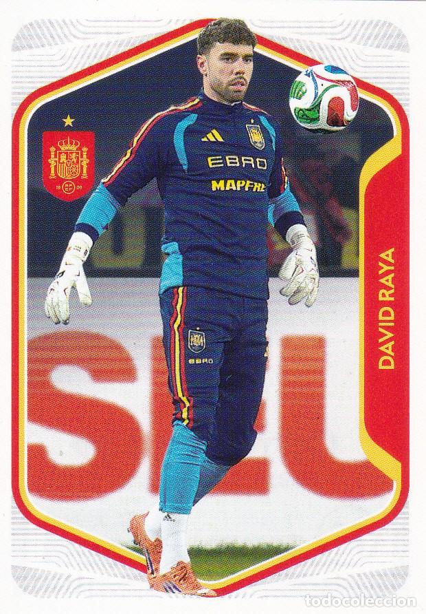 Cromos de f&uacute;tbol: SELECCI&Oacute;N DE ESPA&Ntilde;A 2026 CARREFOUR N&ordm; 11 DAVID RAYA (M-18)