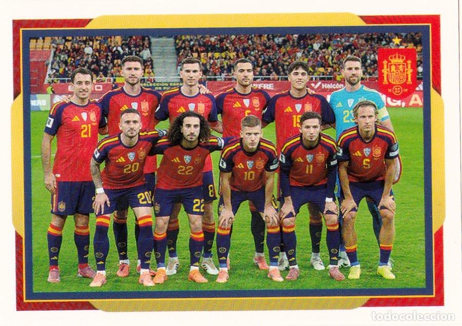 Cromos de f&uacute;tbol: SELECCI&Oacute;N DE ESPA&Ntilde;A 2026 CARREFOUR N&ordm; 4 EQUIPO (M-18)