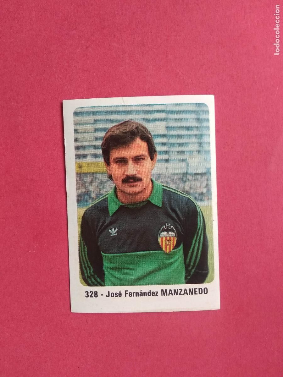 Cromos de f&uacute;tbol: EDITORIAL CROMO CROM PANINI LIGA 80 81 1980 1981 DESPEGADO VALENCIA N&ordm; 328 MANZANEDO