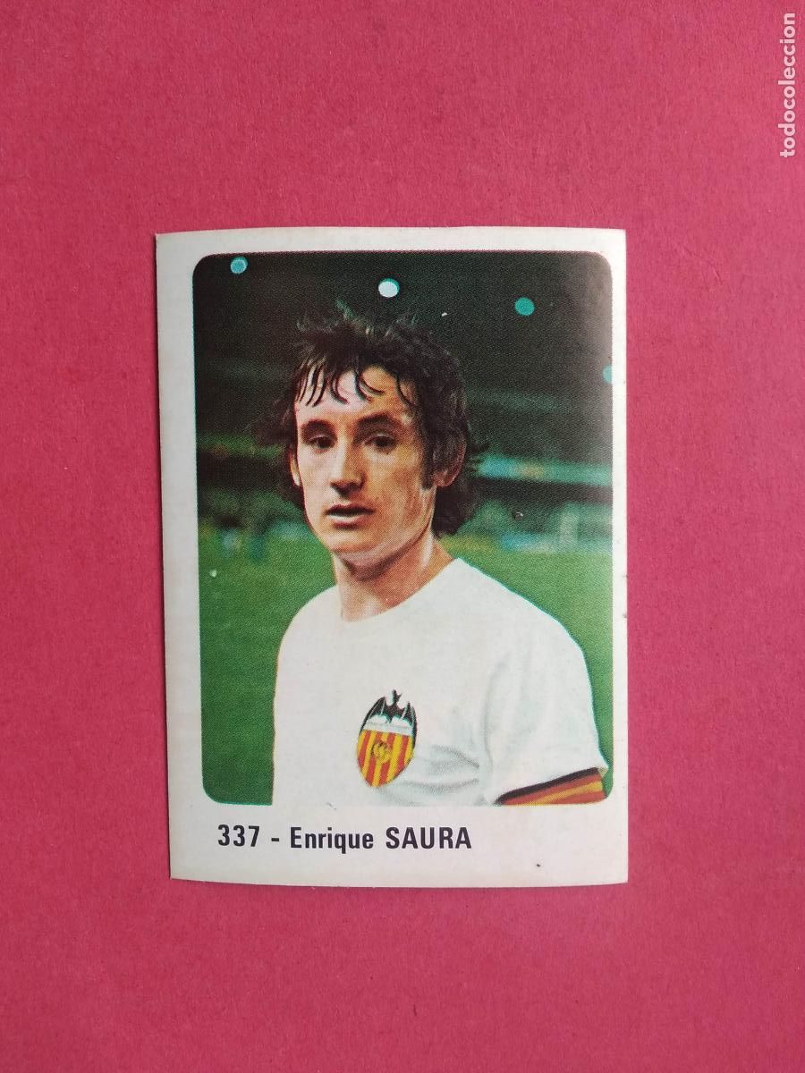 Cromos de f&uacute;tbol: EDITORIAL CROMO CROM PANINI LIGA 80 81 1980 1981 DESPEGADO VALENCIA N&ordm; 337 SAURA