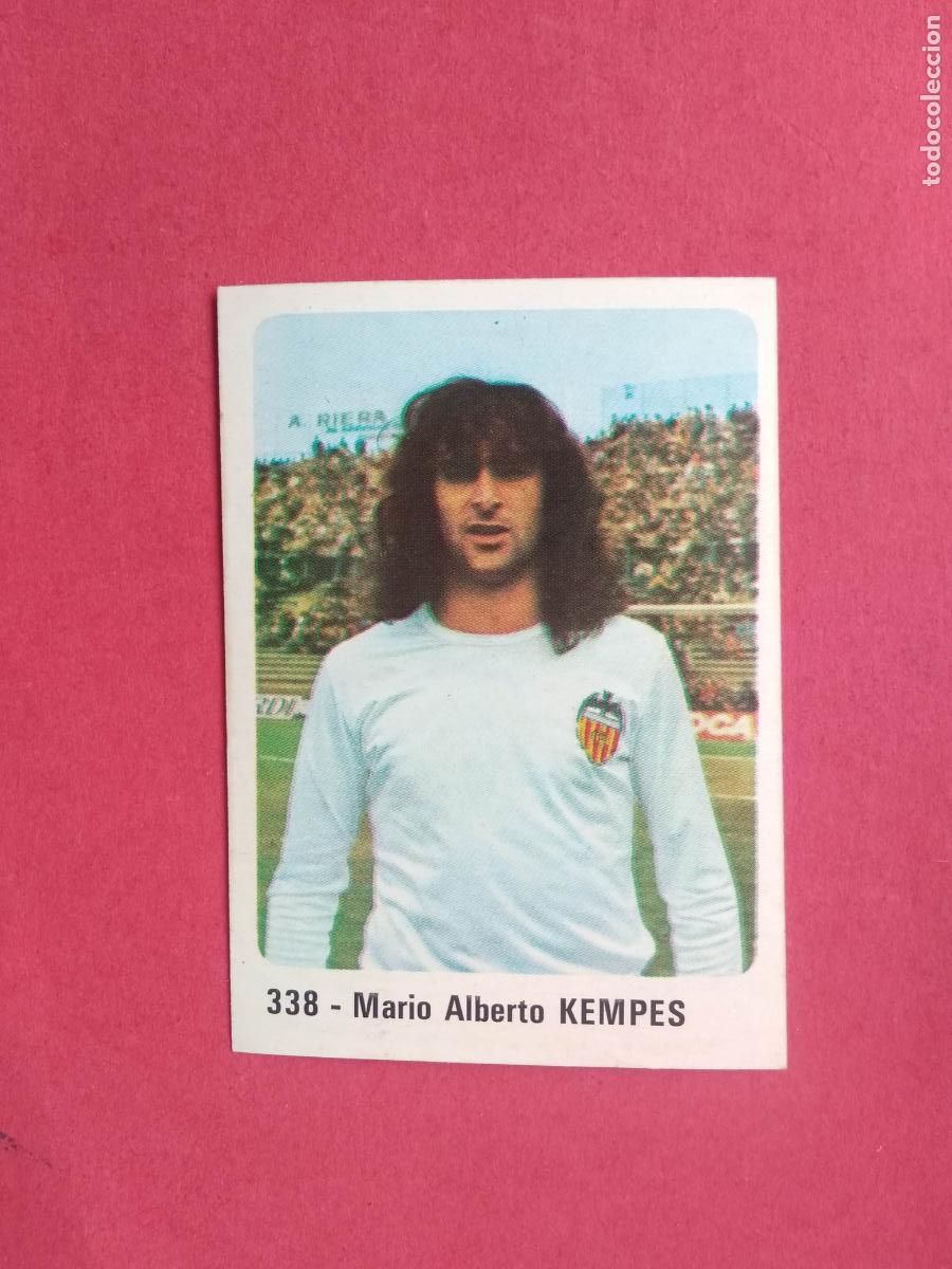 Cromos de f&uacute;tbol: EDITORIAL CROMO CROM PANINI LIGA 80 81 1980 1981 DESPEGADO VALENCIA N&ordm; 338 MARIO KEMPES