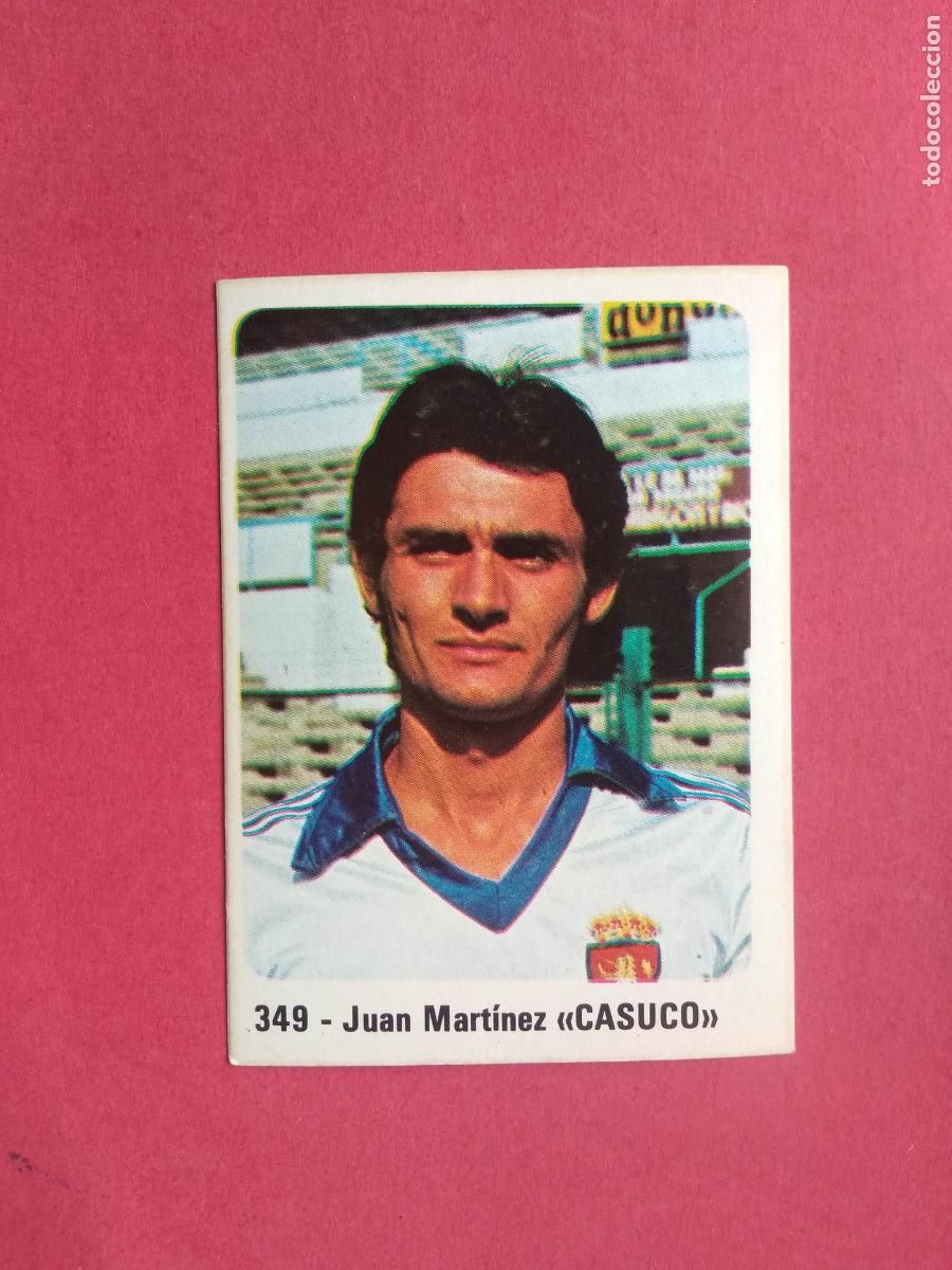Cromos de f&uacute;tbol: EDITORIAL CROMO CROM PANINI LIGA 80 81 1980 1981 DESPEGADO ZARAGOZA N&ordm; 349 CASUCO