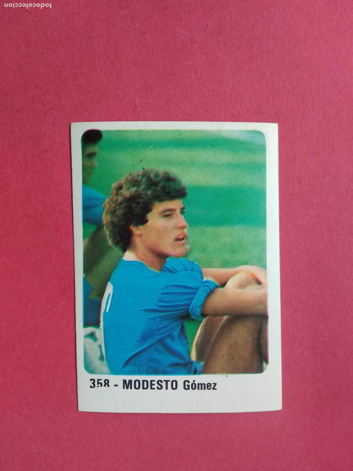 Cromos de f&uacute;tbol: EDITORIAL CROMO CROM PANINI LIGA 80 81 1980 1981 DESPEGADO ZARAGOZA N&ordm; 358 MODESTO