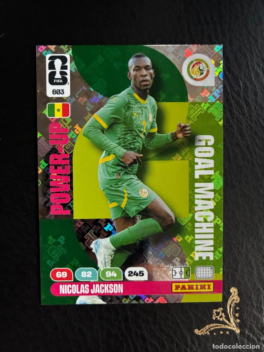 Cromos de f&uacute;tbol: 603 NICOLAS JACKSON GOAL MACHINE FIFA WORLD CUP ADRENALYN MUNDIAL 2026 26 PANINI