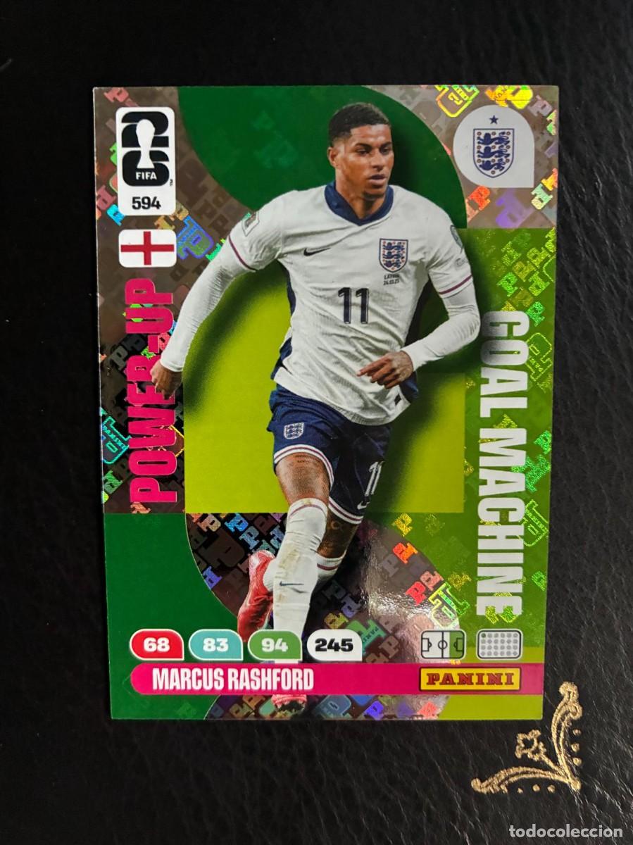 Cromos de f&uacute;tbol: 594 MARCUS RASHFORD GOAL MACHINE FIFA WORLD CUP ADRENALYN MUNDIAL 2026 26 PANINI