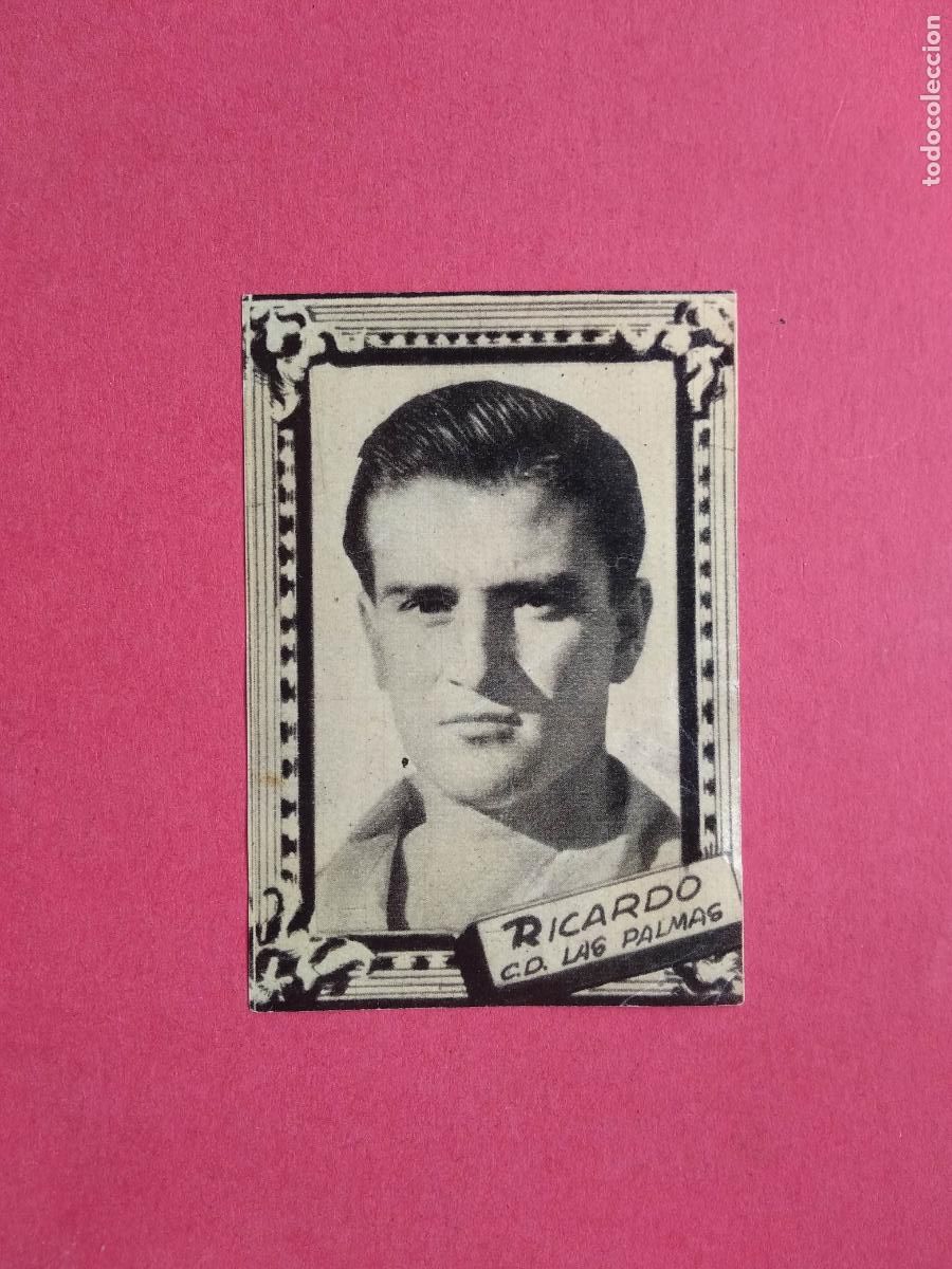 Cromos de f&uacute;tbol: CROMO EDITORIAL FHER FUTBOL LIGA 59 60 1959 1960 DESPEGADO LAS PALMAS , RICARDO
